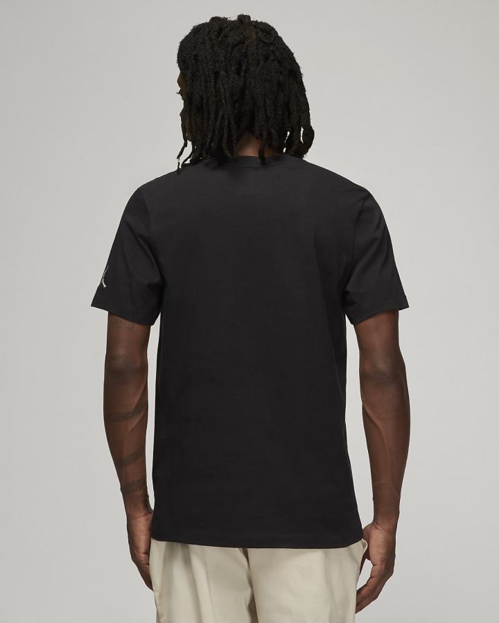 Camiseta Nike Jordan Air Hombre Negras | PEULR-9782