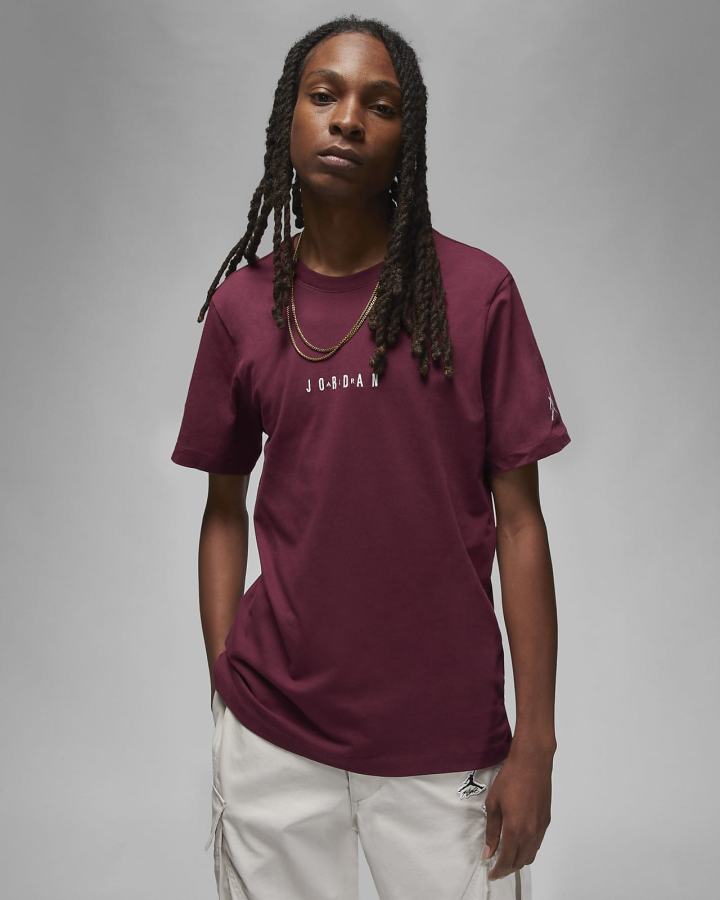 Camiseta Nike Jordan Air Hombre Rojas | KVBTS-6954