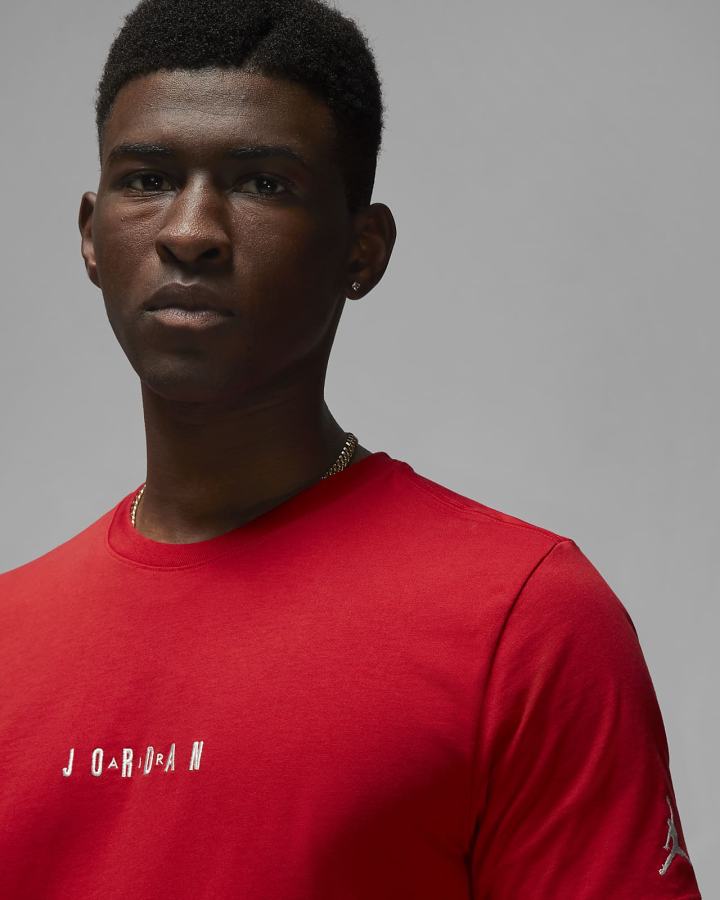 Camiseta Nike Jordan Air Hombre Rojas | VWESX-8507