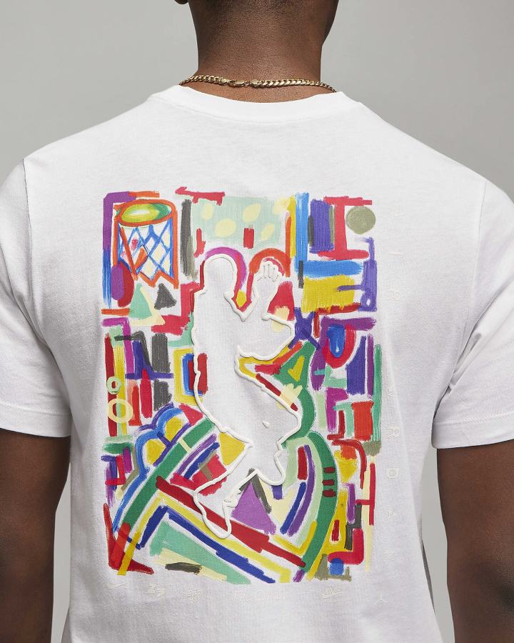 Camiseta Nike Jordan Brand Estampadas Hombre Blancas | IOPRA-7293