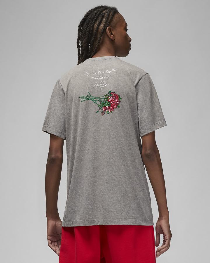 Camiseta Nike Jordan Brand Sorry Estampadas Hombre Gris Oscuro | RVSHO-9146