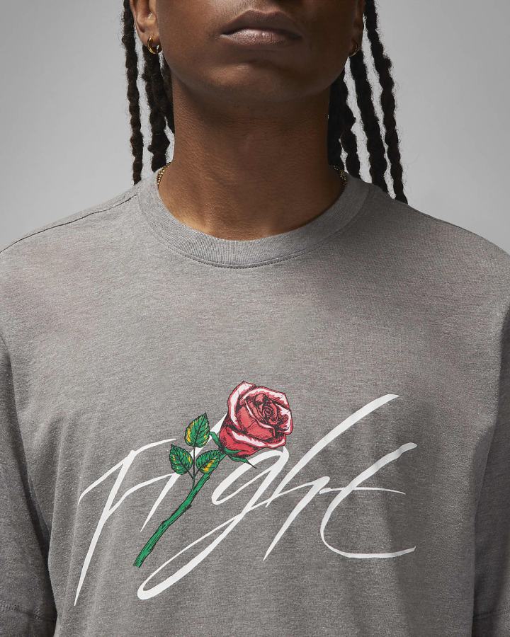 Camiseta Nike Jordan Brand Sorry Estampadas Hombre Gris Oscuro | RVSHO-9146