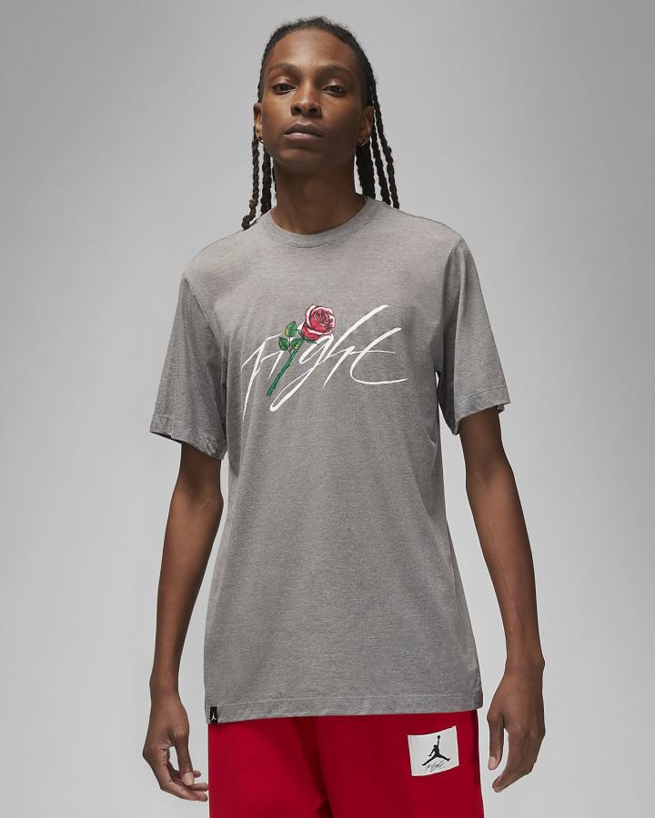 Camiseta Nike Jordan Brand Sorry Estampadas Hombre Gris Oscuro | RVSHO-9146