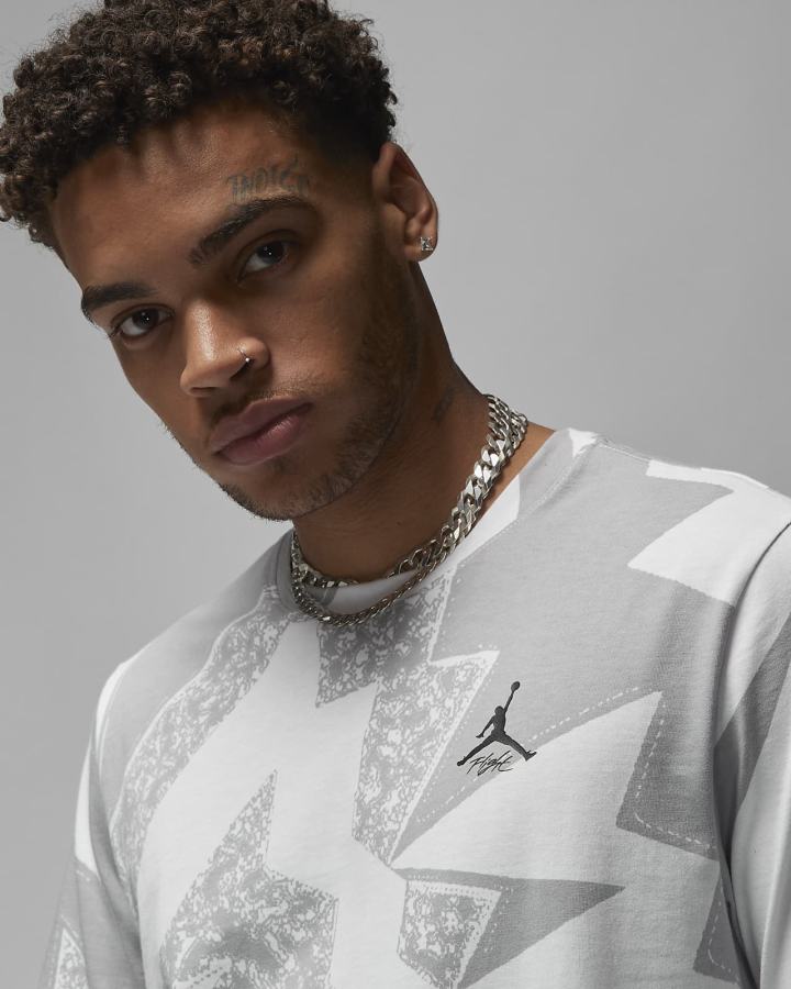 Camiseta Nike Jordan Essentials Printed Hombre Blancas | MAPVG-6507
