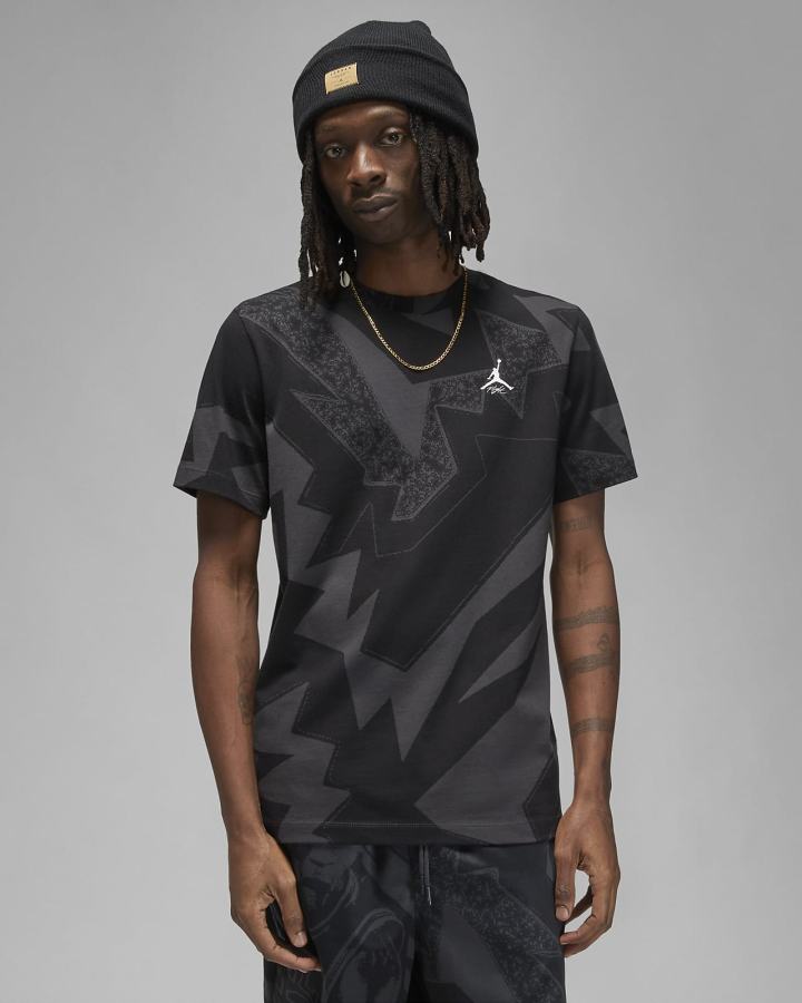 Camiseta Nike Jordan Essentials Printed Hombre Negras Gris | YEHCW-8076