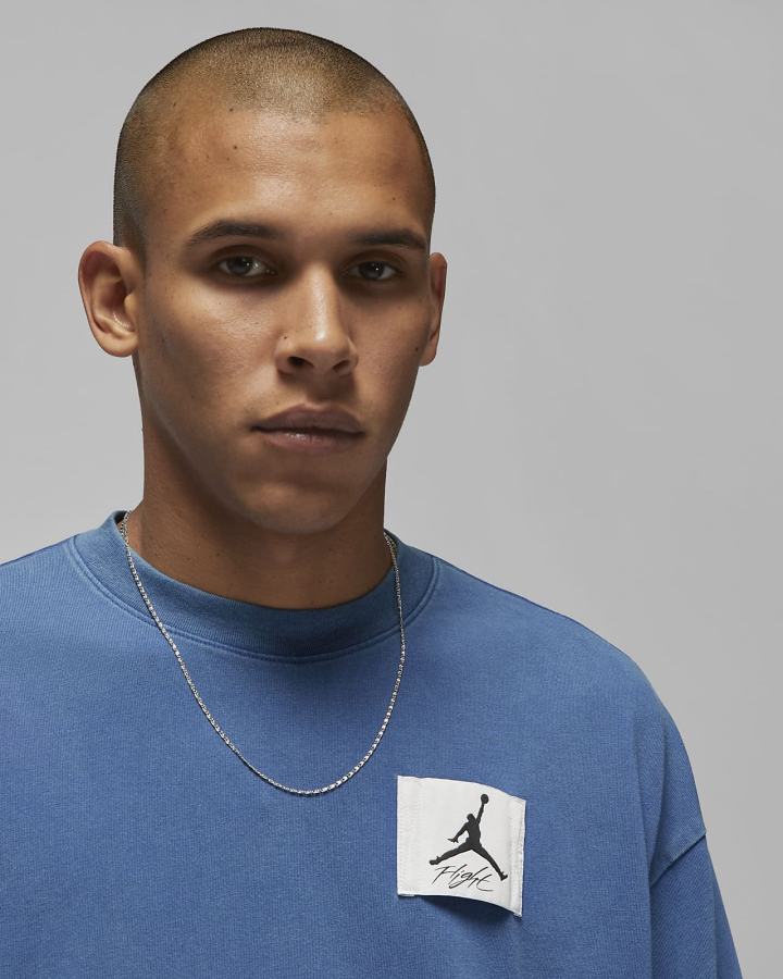 Camiseta Nike Jordan Flight Essentials Oversized Hombre Azules | FVGPR-3708