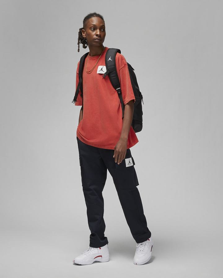 Camiseta Nike Jordan Flight Essentials Oversized Hombre Rojas | MUQRG-8123