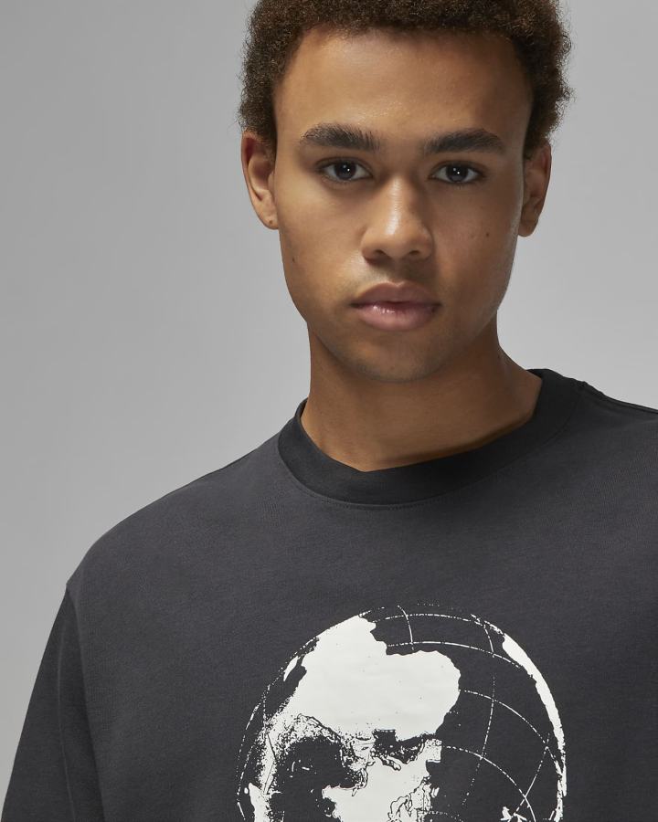Camiseta Nike Jordan Flight Heritage 85 Hombre Gris Oscuro | HIVWT-9847