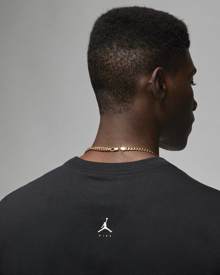 Camiseta Nike Jordan Flight MVP Hombre Negras Turquesa Blancas | SXPYZ-4769