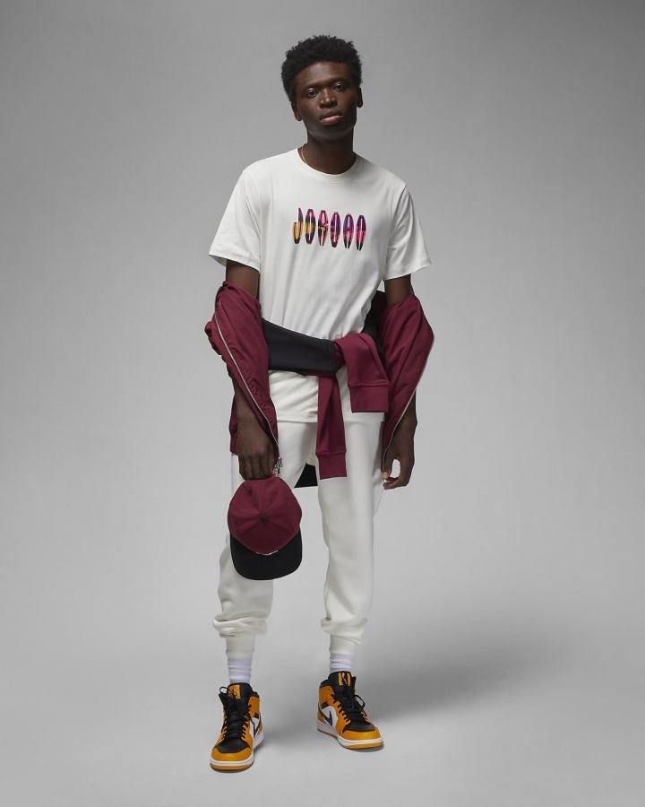 Camiseta Nike Jordan Flight MVP Hombre Negras | SZGTO-8173