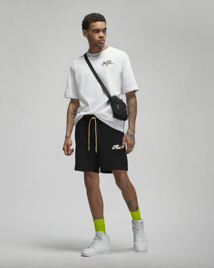 Camiseta Nike Jordan Jumpman '85 Hombre Blancas Negras | CIABE-7583