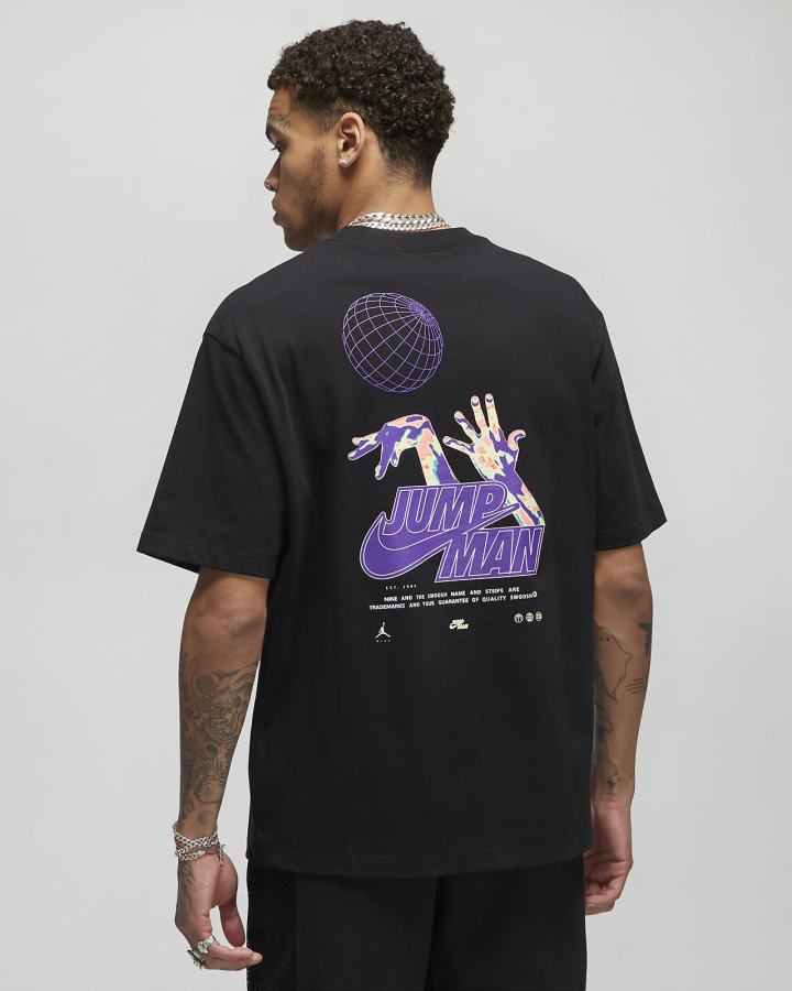 Camiseta Nike Jordan Jumpman '85 Hombre Negras | UMLGT-0638