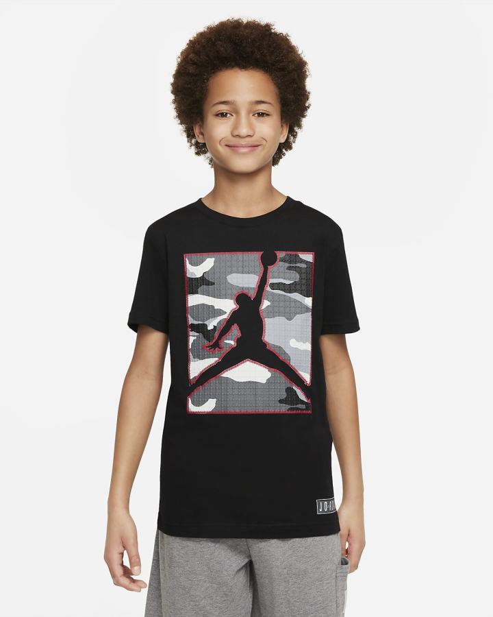 Camiseta Nike Jordan Kids Jumpman Standard Issue Niño Negras | KMUJO-6251