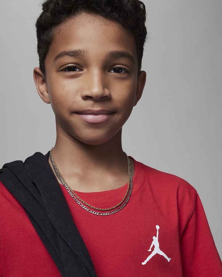 Camiseta Nike Jordan Kids MVP Jumpman Wrap Estampadas Niño Rojas | WPMCZ-4092