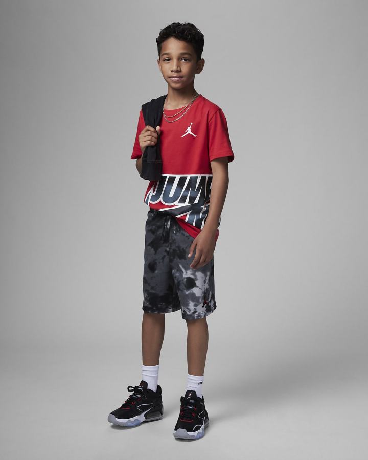Camiseta Nike Jordan Kids MVP Jumpman Wrap Estampadas Niño Rojas | WPMCZ-4092
