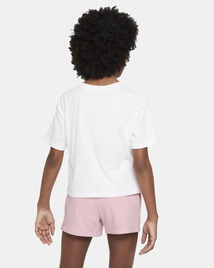Camiseta Nike Jordan Kids Niña Blancas | YJMFH-2710