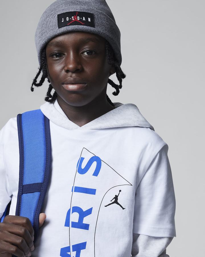 Camiseta Nike Jordan Kids Paris Saint-Germain Niño Blancas | ZJSYQ-9758