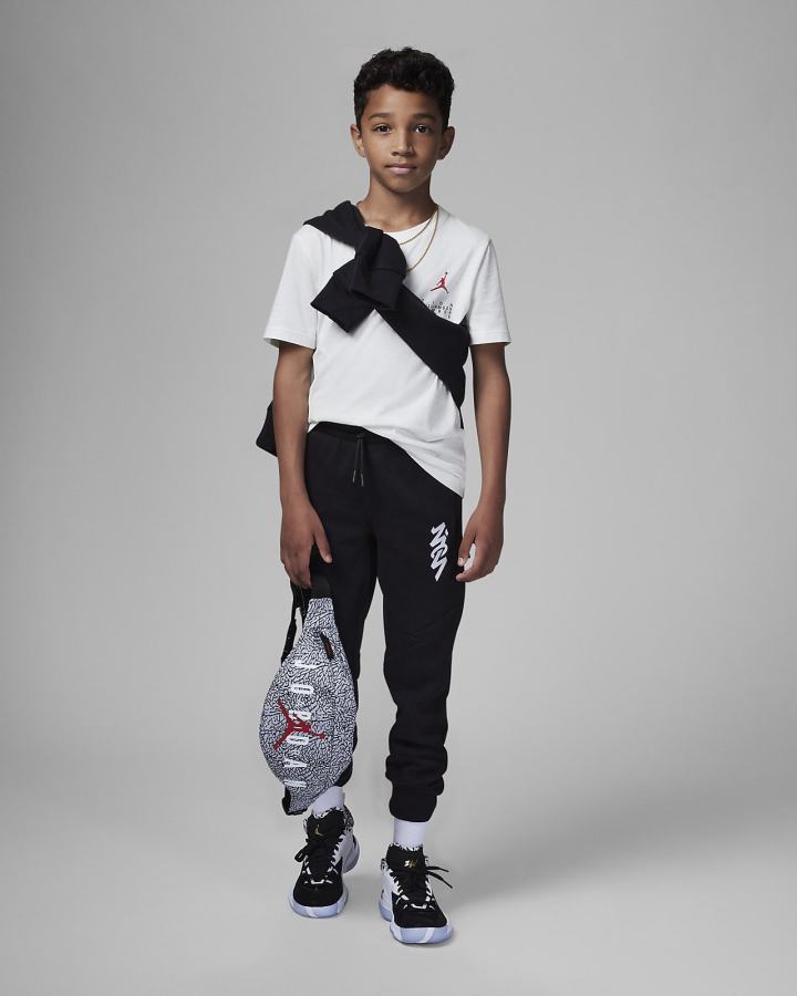Camiseta Nike Jordan Kids Zion 2 Niño Blancas | KXSGA-3018