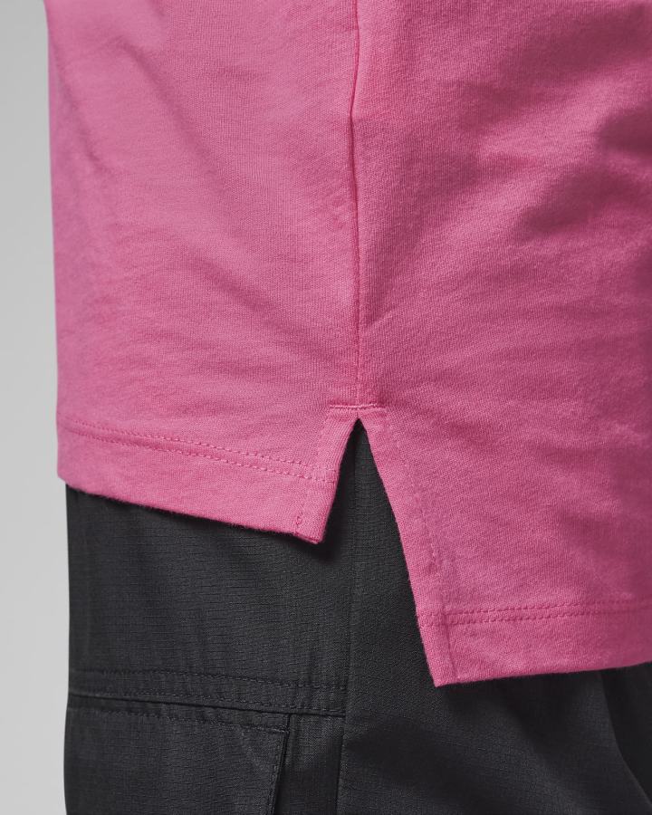Camiseta Nike Jordan Light Flight Kids Niña Rosas | ASELX-6587