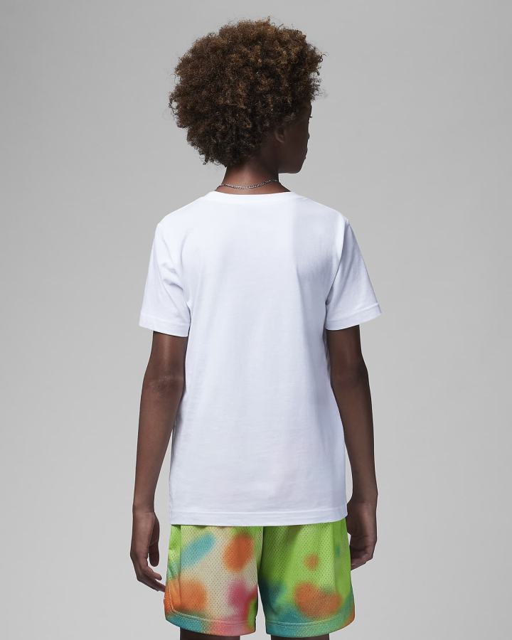 Camiseta Nike Jordan Luka Nitro Tee Kids Niño Blancas | RAUIX-5824