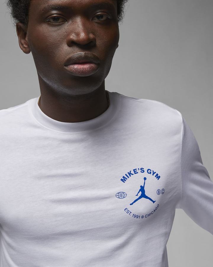 Camiseta Nike Jordan Sport Breakfast Club Long-Sleeve Hombre Blancas | XJODP-5960