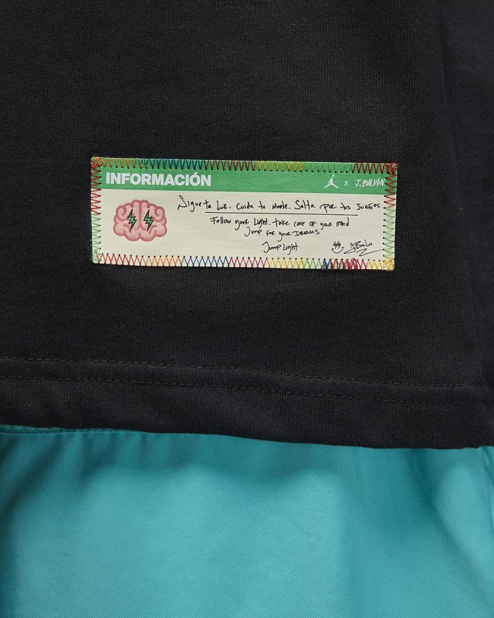 Camiseta Nike Jordan x J Balvin Hombre Negras | HQIKL-7689
