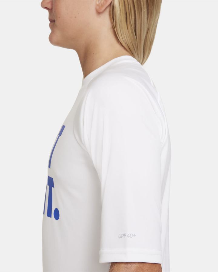 Camiseta Nike Kids Short Sleeve Hydroguard Niño Blancas | ZLVWM-4310