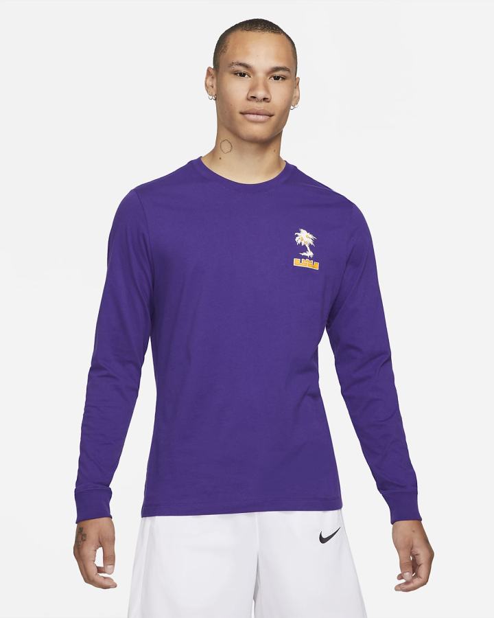Camiseta Nike LeBron SFG Long-Sleeve Hombre Moradas | UBZOS-9741