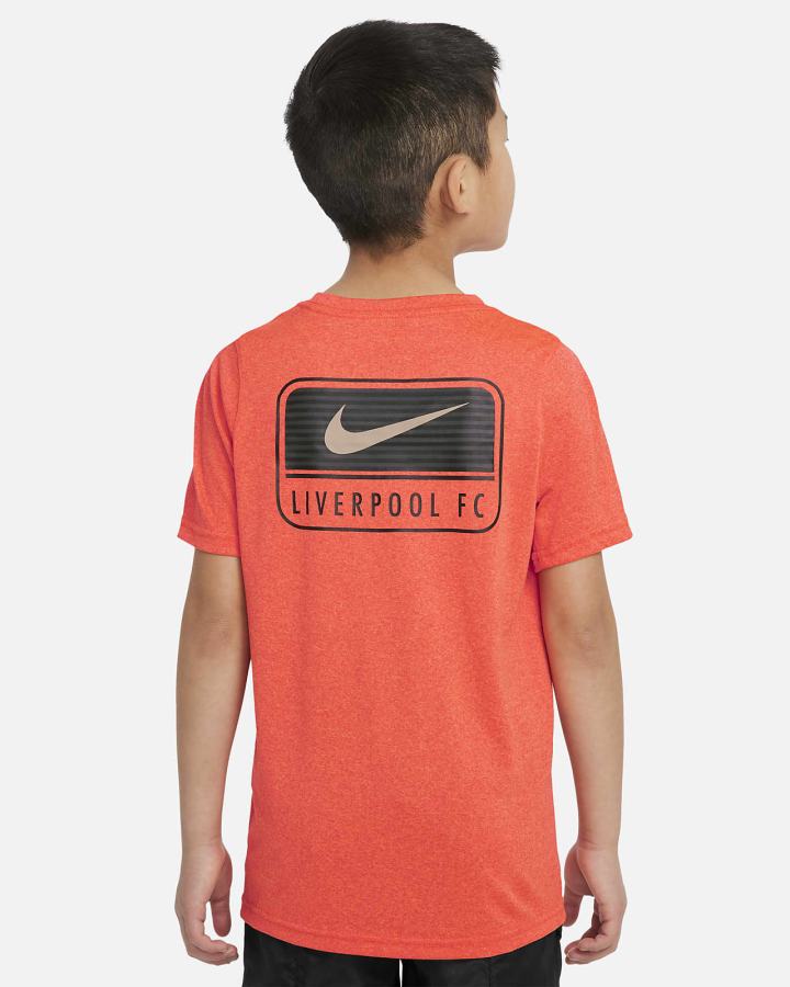 Camiseta Nike Liverpool FC Kids Dri-FIT Soccer Niño Rojas Claro | FSHQN-6175