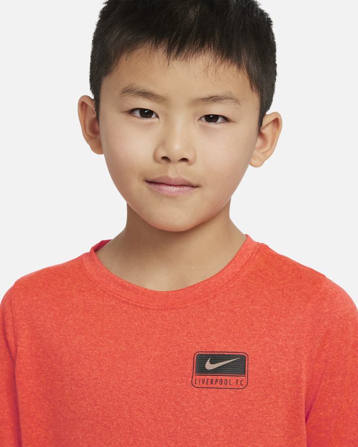 Camiseta Nike Liverpool FC Kids Dri-FIT Soccer Niño Rojas Claro | FSHQN-6175