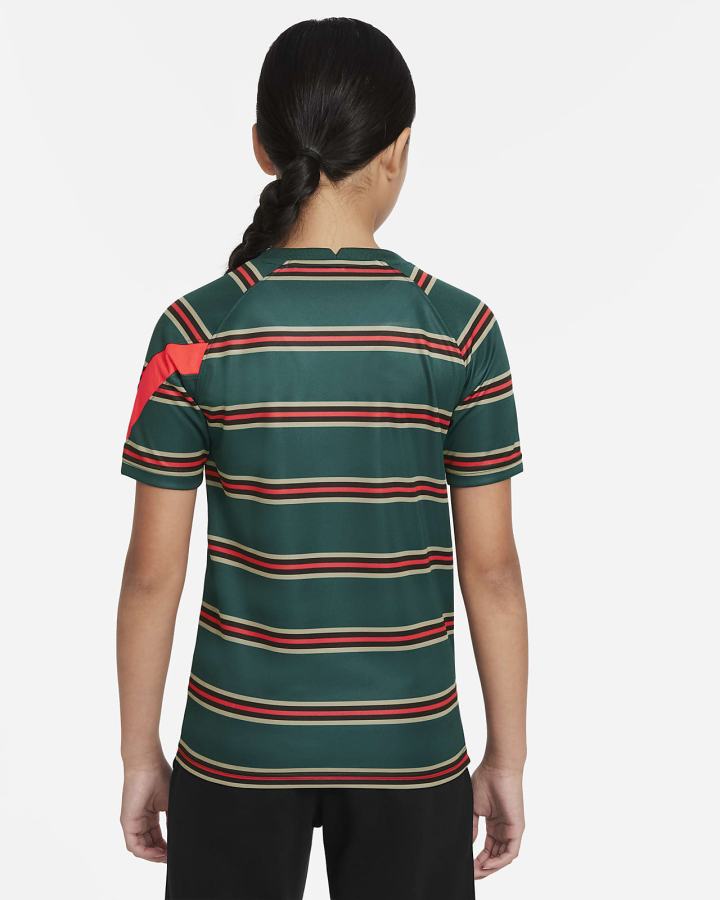 Camiseta Nike Liverpool FC Kids Pre-Match Short-Sleeve Soccer Top Niño Turquesa Oscuro Rojas Claro Gris | LCXAM-0689