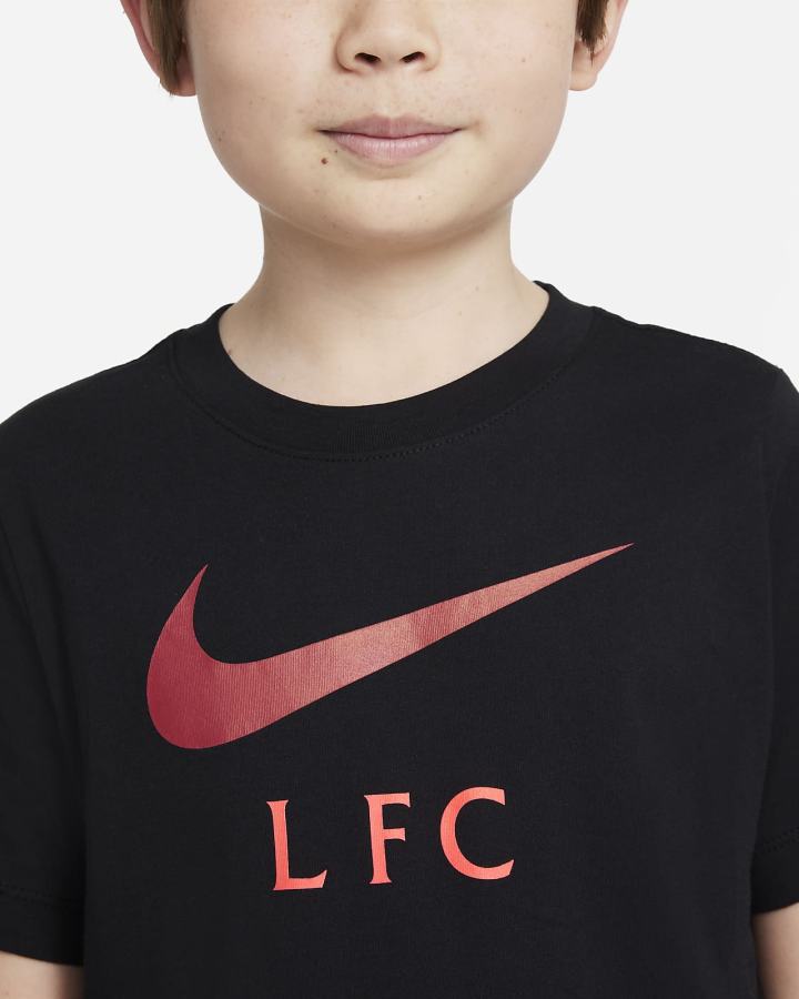 Camiseta Nike Liverpool FC Kids Soccer Niño Gris | QAFIN-6351