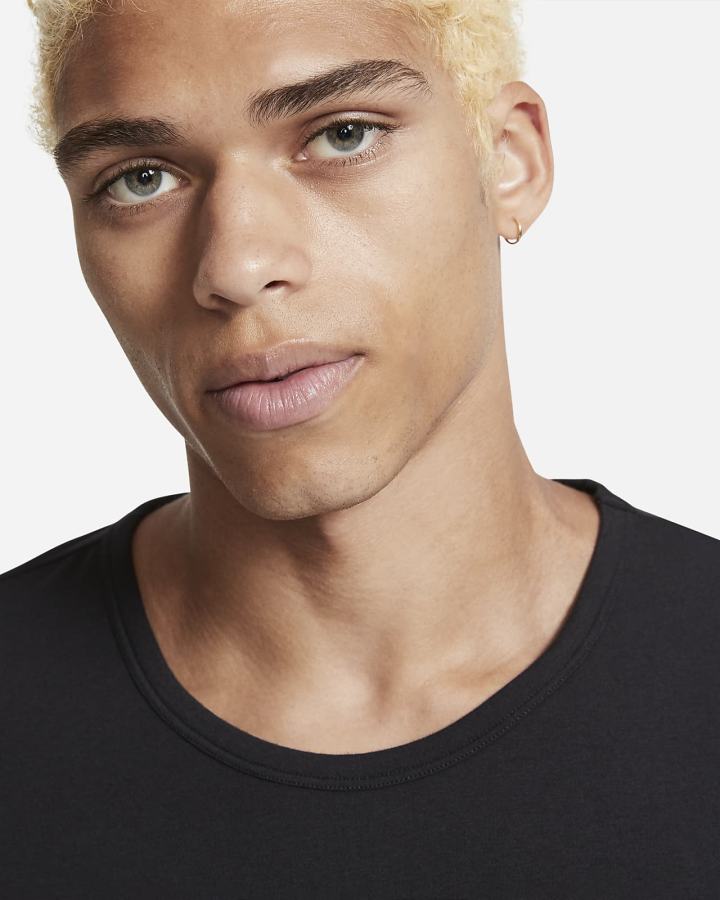 Camiseta Nike Luxe Cotton Modal Slim Fit Crew-Neck Undershirt (2-Pack) Hombre Negras | QPNYM-3510
