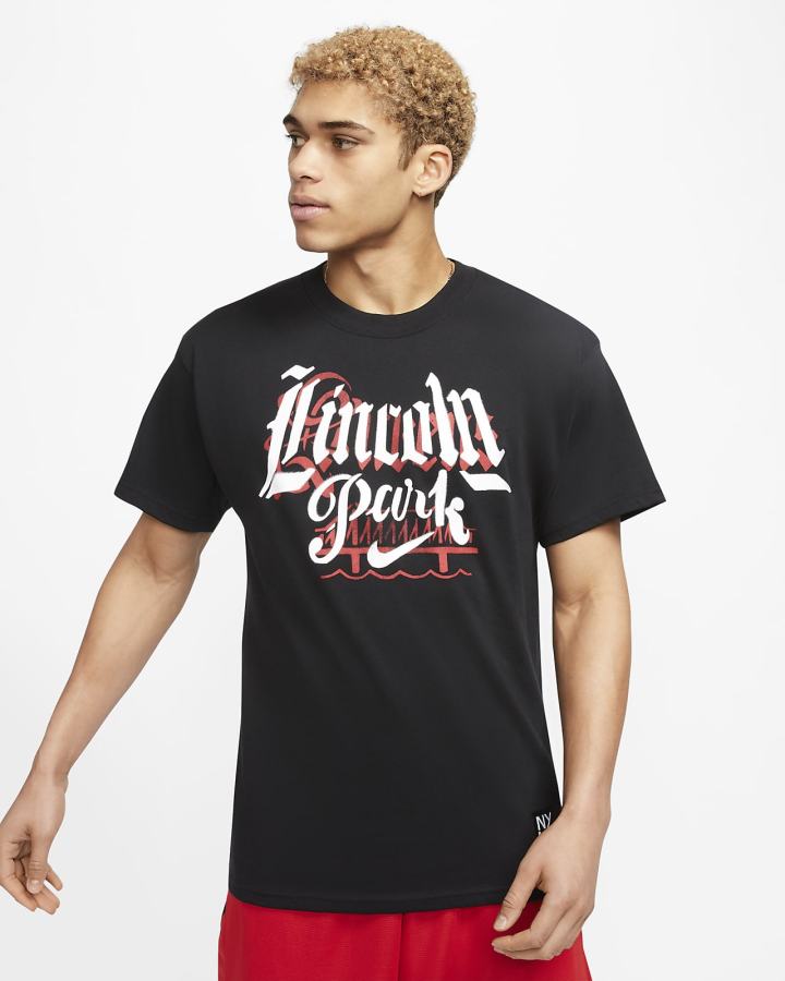 Camiseta Nike NY vs. NY Lincoln Park Basketball Hombre Negras | NXFMU-4270