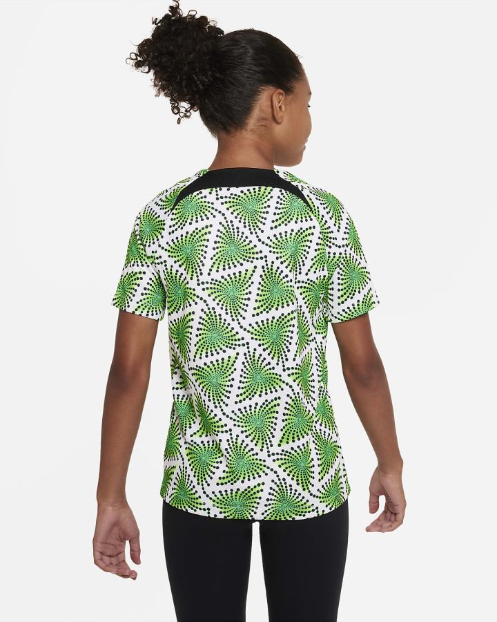 Camiseta Nike Nigeria Academy Pro Kids Dri-FIT Pre-Match Soccer Top Niño Verde Negras | EQYBL-9405