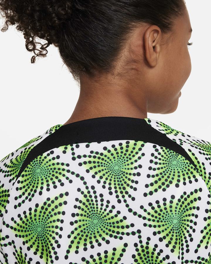 Camiseta Nike Nigeria Academy Pro Kids Dri-FIT Pre-Match Soccer Top Niño Verde Negras | EQYBL-9405