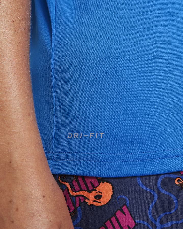 Camiseta Nike Octologo Kids Short-Sleeve Hydroguard Niño Azules | PRFBV-2873