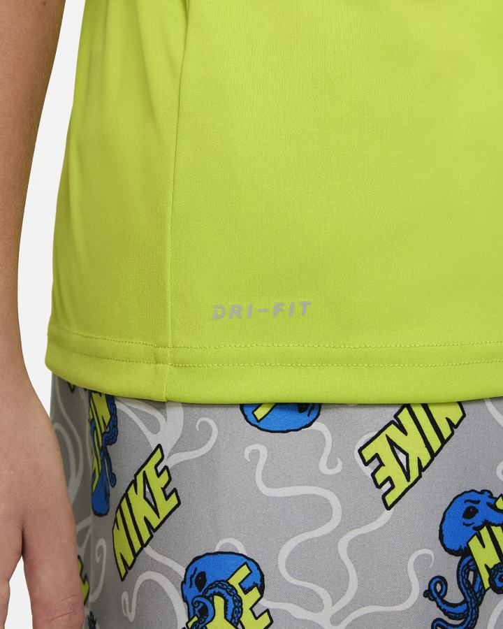 Camiseta Nike Octologo Kids Short-Sleeve Hydroguard Niño Verde | WZEHV-1825