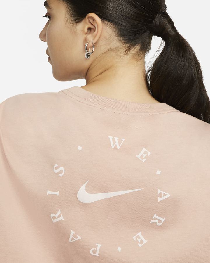 Camiseta Nike Paris Saint-Germain Cropped Soccer Mujer Rosas | EQYDB-2063