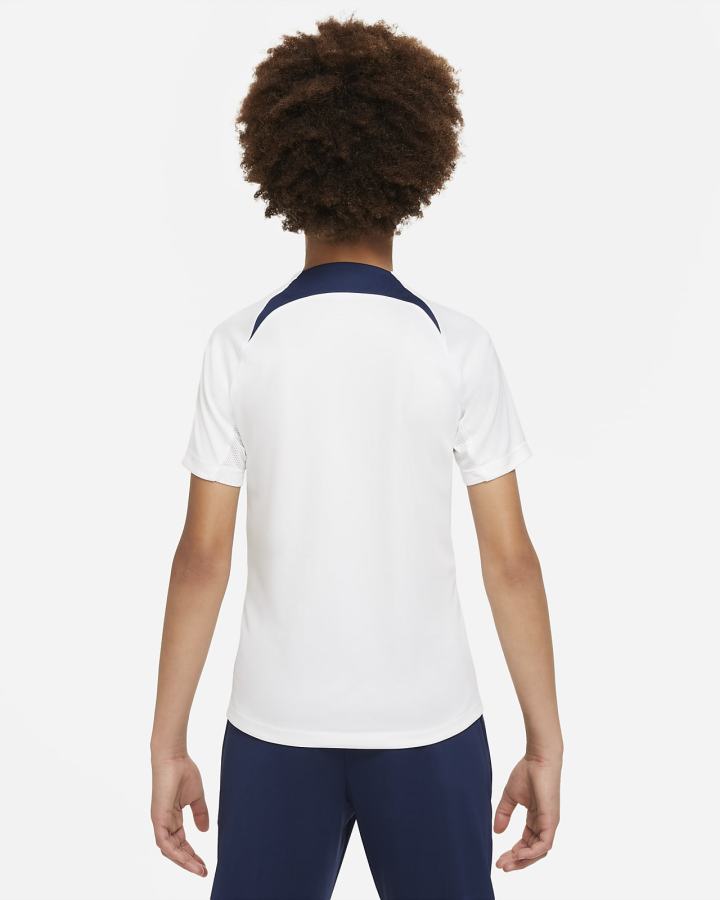 Camiseta Nike Paris Saint-Germain Strike Kids Dri-FIT Short-Sleeve Soccer Top Niño Blancas Azul Marino Rojas Azul Marino | RNKBH-0185