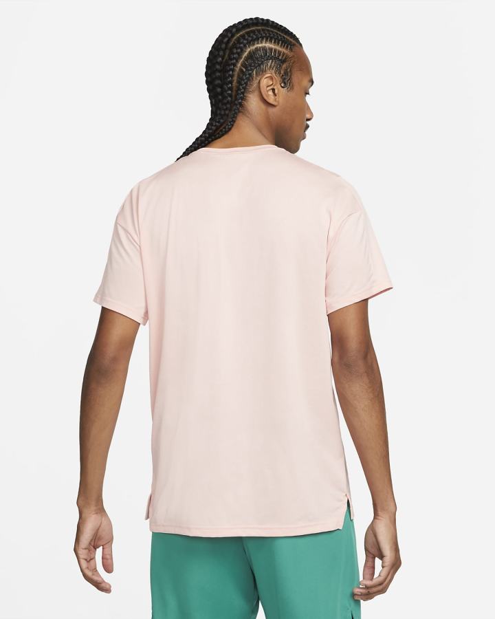 Camiseta Nike Pro Dri-FIT Hyper Dry Estampadas Training Top Hombre Coral Verde | WULOV-7265