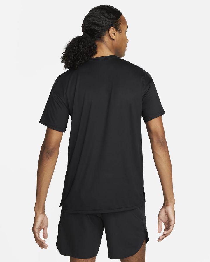 Camiseta Nike Pro Dri-FIT Hyper Dry Estampadas Training Top Hombre Negras Blancas | YSOZI-7431