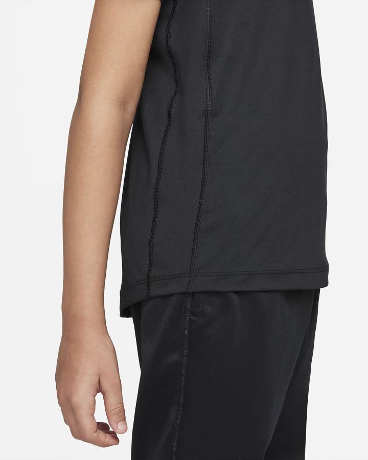 Camiseta Nike Pro Dri-FIT Kids Short-Sleeve Top Niño Negras | GCSYQ-5172