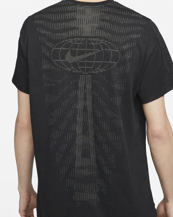 Camiseta Nike Pro Dri-FIT Short-Sleeve Top Hombre Negras Gris | CTBLF-9645