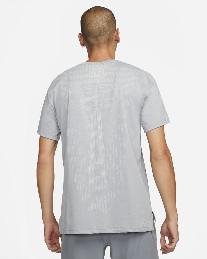Camiseta Nike Pro Dri-FIT Short-Sleeve Top Hombre Gris Negras | ZMNPW-4726