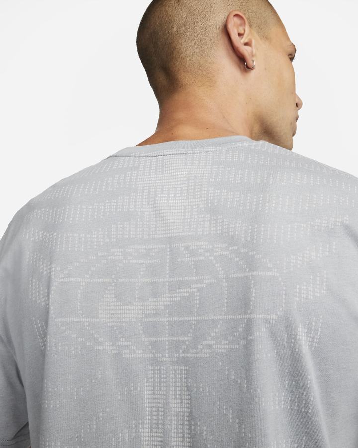 Camiseta Nike Pro Dri-FIT Short-Sleeve Top Hombre Gris Negras | ZMNPW-4726