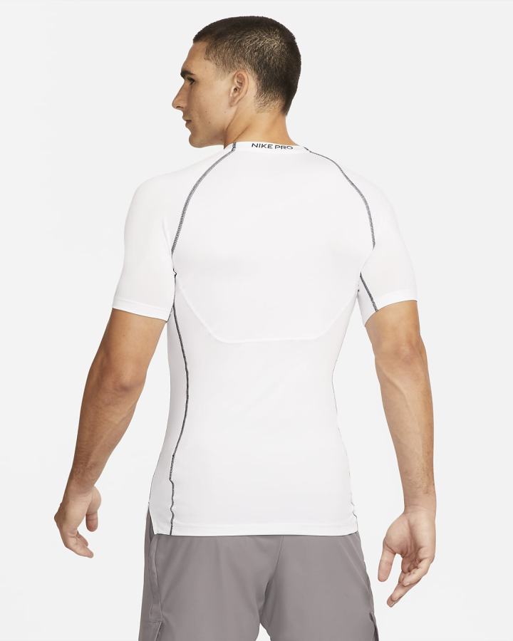 Camiseta Nike Pro Dri-FIT Tight Fit Short-Sleeve Top Hombre Blancas Negras | FZEVJ-5947
