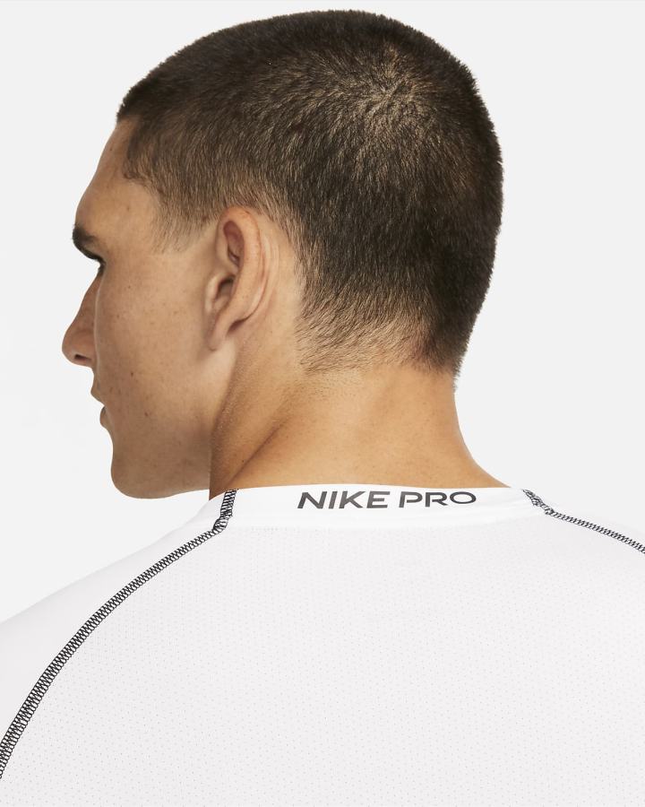 Camiseta Nike Pro Dri-FIT Tight Fit Short-Sleeve Top Hombre Blancas Negras | FZEVJ-5947