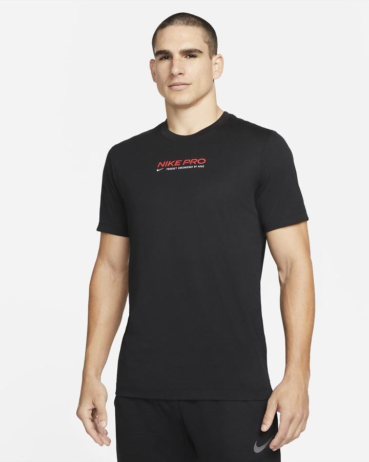 Camiseta Nike Pro Dri-FIT Training Hombre Gris Claro | BGOTV-7019
