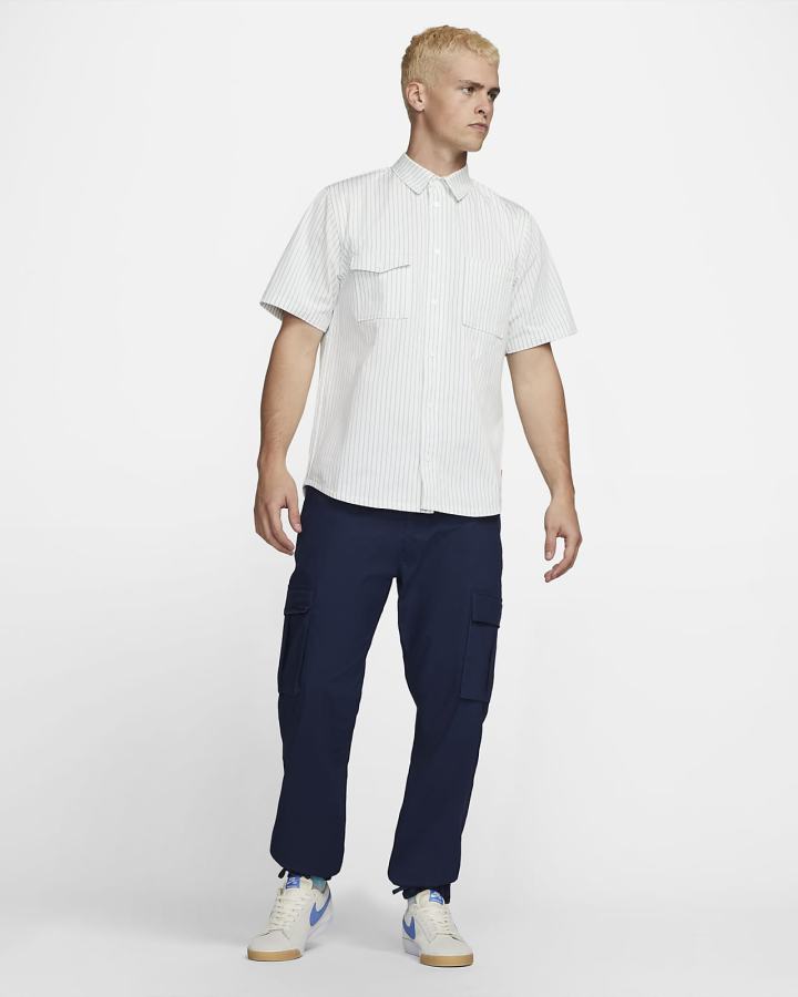 Camiseta Nike SB Dri-FIT Short-Sleeve Skate Top Hombre Blancas | NYGVL-4527